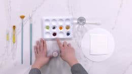COLORANTES Y PINCELES comestibles