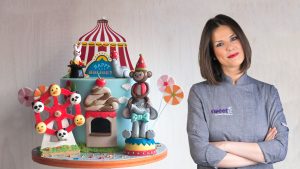 Carmen-montero-mayte-rodriguez-paolo-temesio-toni-rodriguez-academy-jorge-saludable-bakeoff-maribel-rios-curso-online-sweetit-academy-tarta-dia-mundial-circo